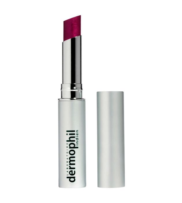 Quadpack packages Dermophil Indiens first colour lipstick