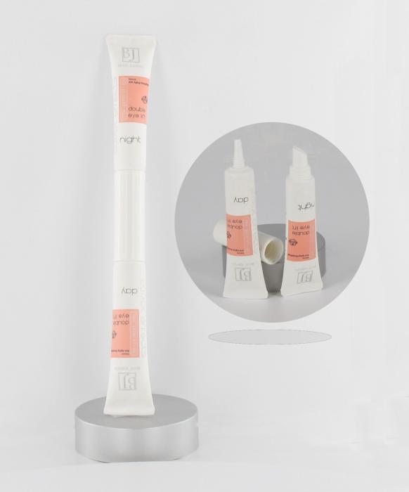 Beate Johnen double tube offers two-in-one eye care treatment